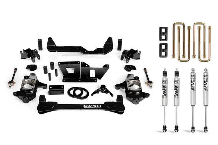 Cognito 110-P0785 Chevy Silverado 2500Hd/3500Hd 2001-2010 4" Standard Lift Kit With Fox Ps 2.0 Ifp Shocks 1