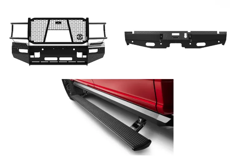 2024 Dodge Ram 2500 Complete Protection Kit - Ranch Hand +Amp Research Steps 1