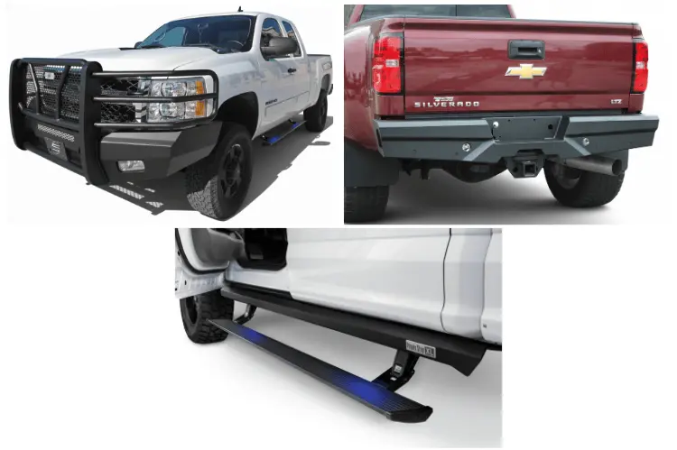 2014 Chevy Silverado 2500Hd Complete Protection Kit - Steelcraft + Amp Research Steps 1