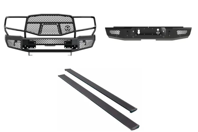2019 Chevy Silverado 2500Hd Complete Protection Kit - Ranch Hand + Amp Research Steps 1