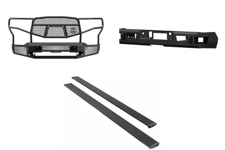 2023 Chevy Silverado 2500Hd Complete Protection Kit - Ranch Hand + Amp Research Steps 1