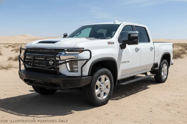 2023 Chevy Silverado 2500Hd Complete Protection Kit - Ranch Hand + Amp Research Steps 2