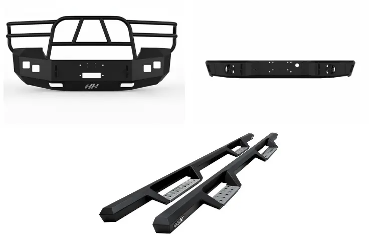 2007 Gmc Sierra 2500Hd Complete Protection Kit - Hammerhead + Westin Automotive Steps 1