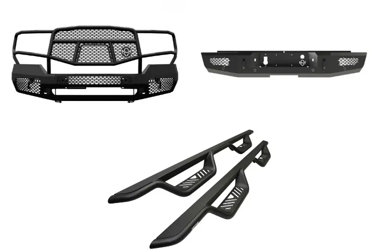 2019 Gmc Sierra 2500Hd Complete Protection Kit - Ranch Hand + Westin Automotive Steps 1
