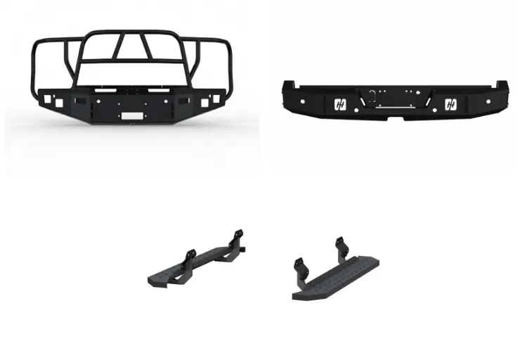2025 Ford F250 Superduty Complete Protection Kit - Hammerhead + Aries Steps 1