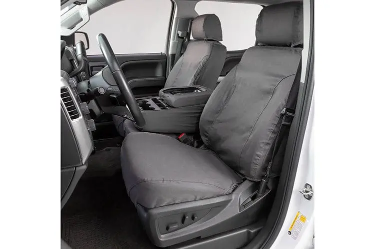 Covercraft Ss2544pcgy 2019-2023 Dodge Ram 2500/3500 Polycotton Seatsaver Custom Front Seat Covers Grey 1