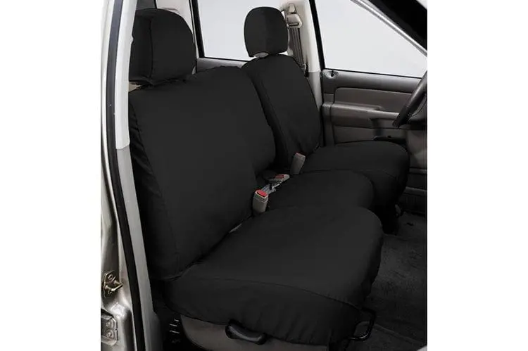 Covercraft Ss3405pcch 2010-2012 Dodge Ram 2500/3500 Polycotton Seatsaver Custom Front Seat Covers Charcoal 1