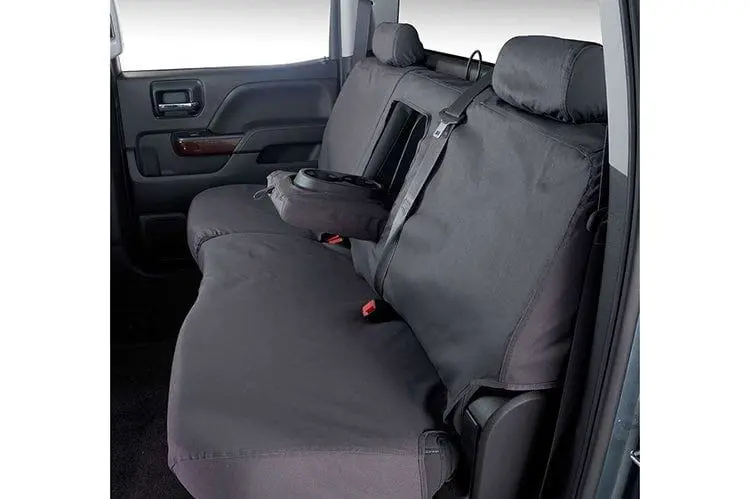 Covercraft Ss8393pcgy 2011-2016 Ford F250/F350/F450/F550 Super Duty Grey Polycotton Seatsaver Custom Seat Covers 1