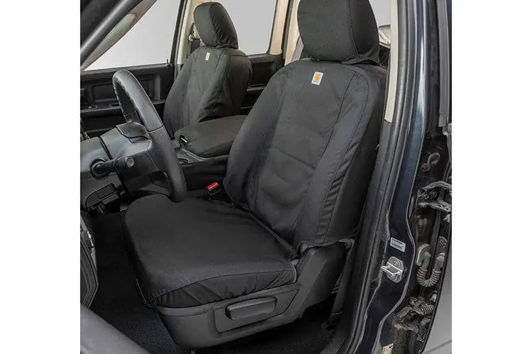 Covercraft Ssc2412cobk 2011-2016 Ford F250/F350/F450/F550 Super Duty Black Carhartt Super Dux Seatsaver Custom Seat Covers 1
