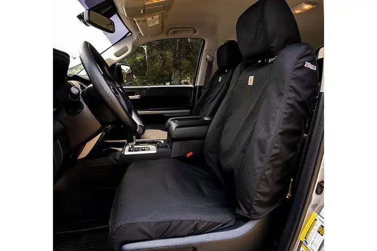 Covercraft Ssc2516cobk 2017-2018 Ford F250/F350/F450/F550 Super Duty Black Carhartt Super Dux Seatsaver Custom Seat Covers 1