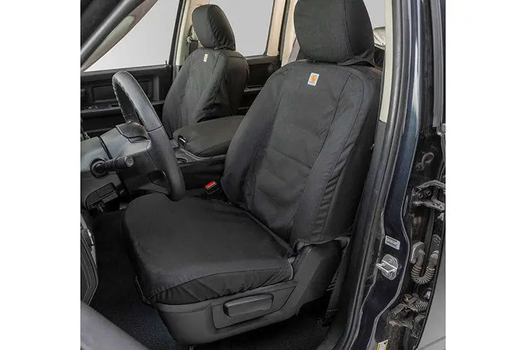 Covercraft Ssc3415cobk 2011-2016 Ford F250/F350/F450/F550 Super Duty Black Carhartt Super Dux Seatsaver Custom Seat Covers 1