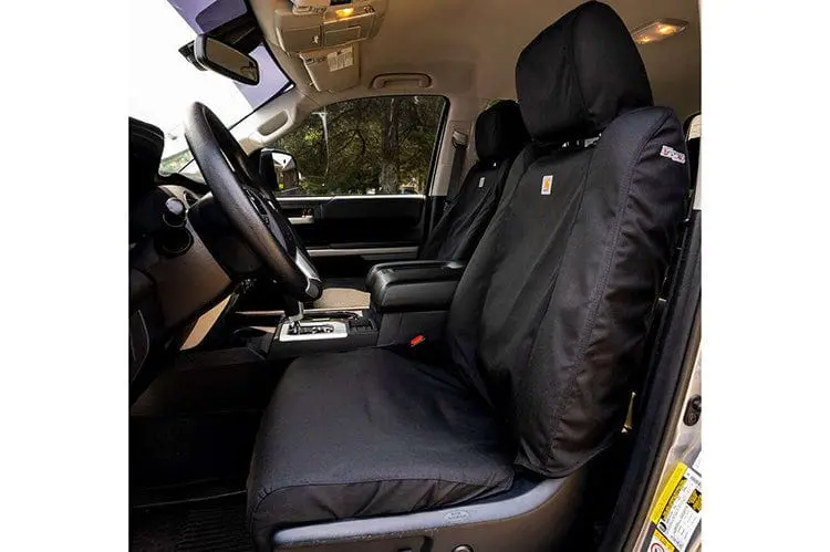 Covercraft Ssc3484cobk 2019-2021 Dodge Ram 2500/3500 Carhartt Super Dux Seatsaver Custom Front Seat Covers Black 1