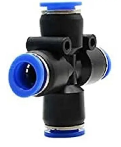 Air Ride Suspension Seat Compressor Cross 4 Way Fitting 2