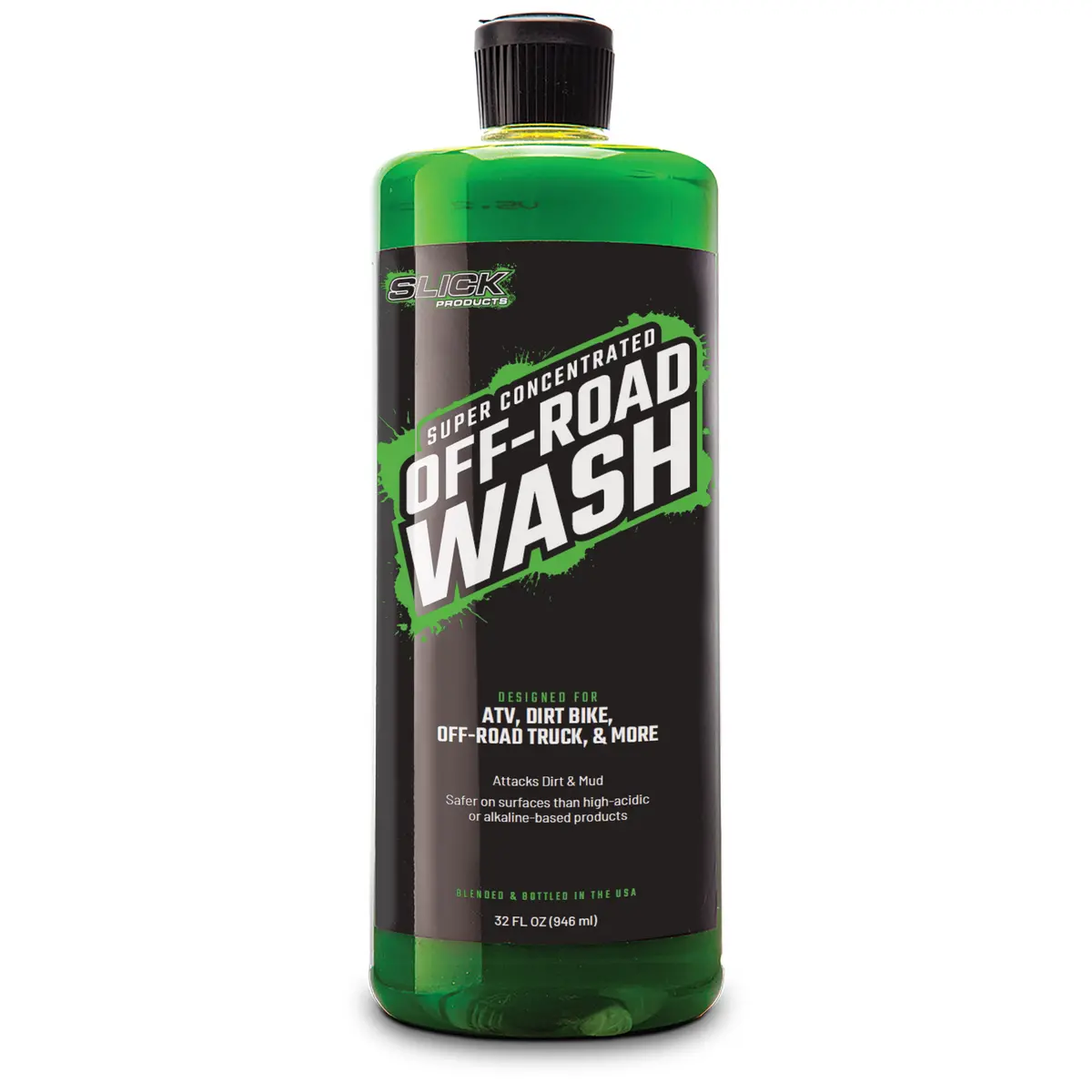 Slick Products Sp1268 Off-Road Extra Thick Foaming Cleaning Solution | Dirt Bike, Utv, Truck, Off-Road | Works With Foam Cannon, Foam Gun, Sprayers, Buckets | Citrus Scent | 32 Fl Oz | 6-Pack 2