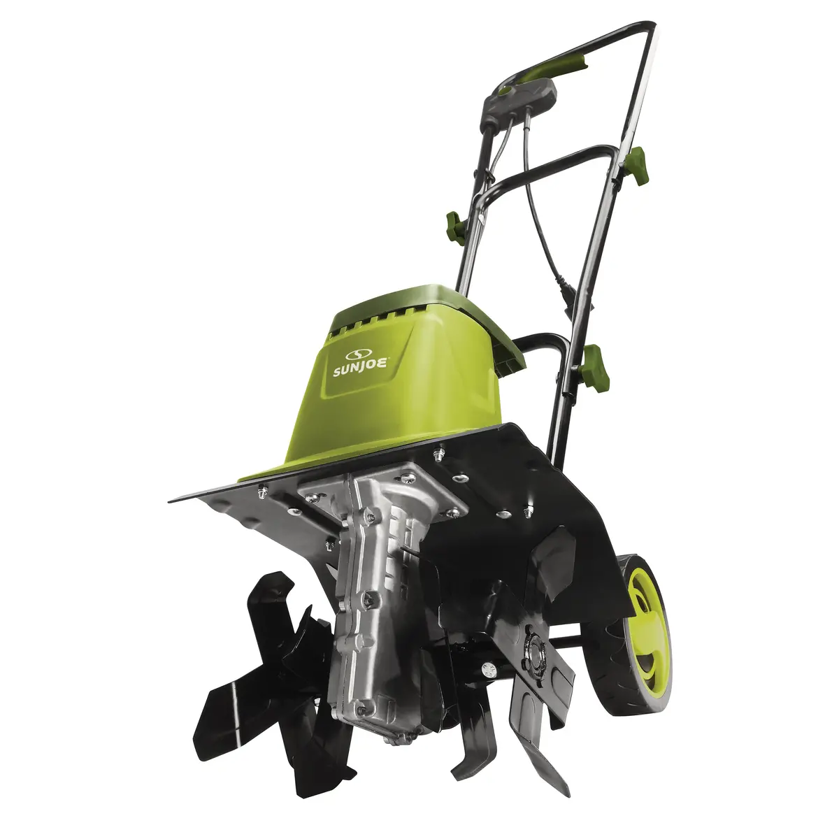 Sun Joe Tj602e Electric Garden Tiller + Cultivator | 12-Inch | 8-Amp | 3-Position Height Adjustment 1
