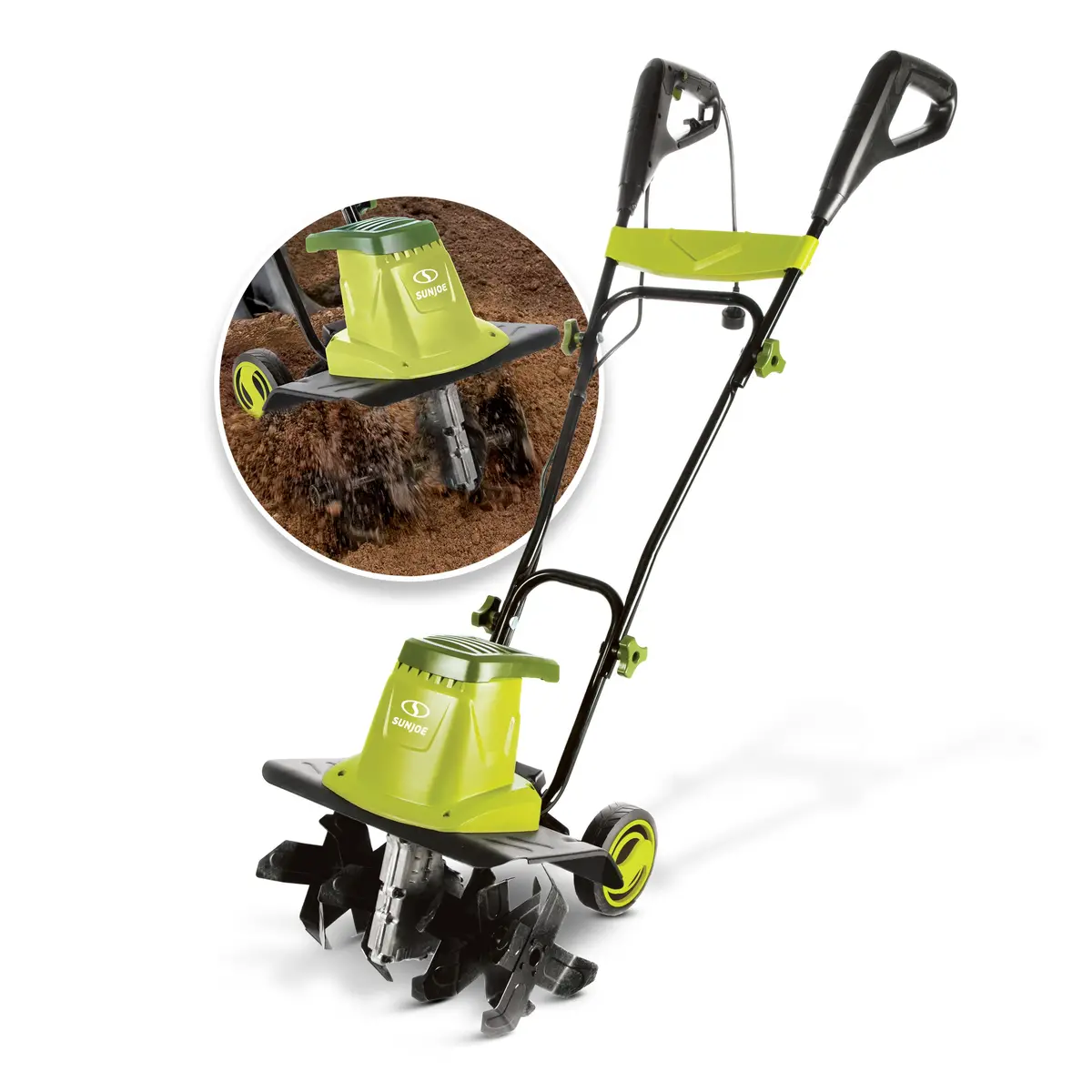 Sun Joe Tj604e Electric Garden Tiller + Cultivator | 16-Inch | 13.5-Amp 1