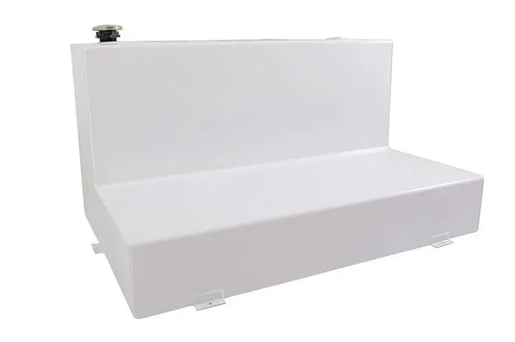 Dee Zee Dz92747s Ford F250/F350/F450 Super Duty 2018-2022 L-Shape Transfer Tank White Steel 1