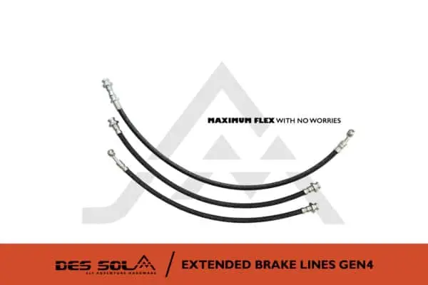 Des Sol Extended Brake Hoses (Jimny Year 2018+) 1