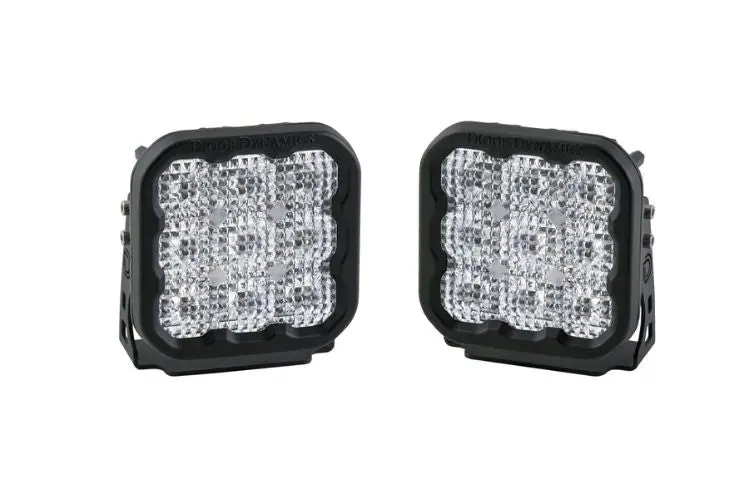 Diode Dynamics Led Light Pods Ss5 White Pro Dd6776p 5" Flood Lights (Pair) 1