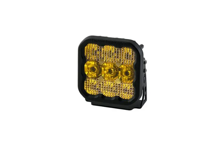 Diode Dynamics Led Off-Road Light Ss5 Pro Dd6778s Yellow 5" Combo (Driving/Flood) Pod (Single) 1