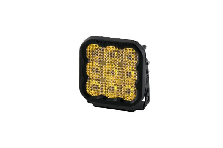 Diode Dynamics Led Truck Flood Light Ss5 Sport Dd6773s Yellow 5" Pod (Single) 1