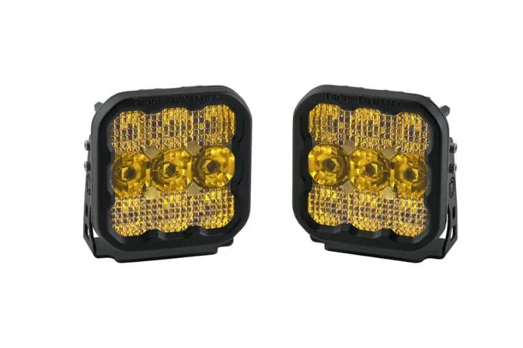 Diode Dynamics Off-Road Lights Ss5 Pro Dd6778p Yellow Combo 5" Pod (Pair) 1