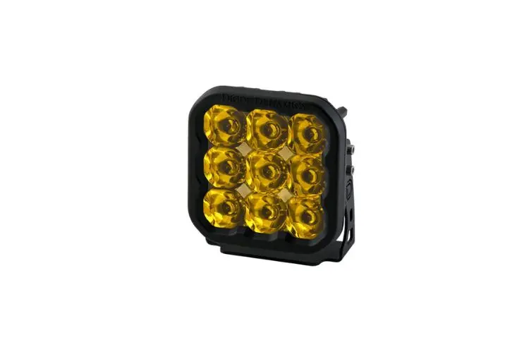 Diode Dynamics Off-Road Spot Light Ss5 Pro Dd6777s Yellow 5" Pod (Single) 1