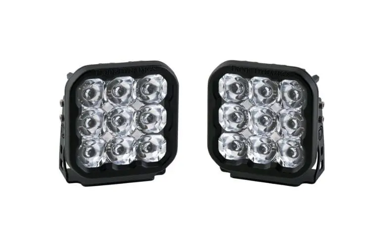Diode Dynamics Pod Lights Dd6768p Ss5 Sport White 5" Spot Led (Pair) 1