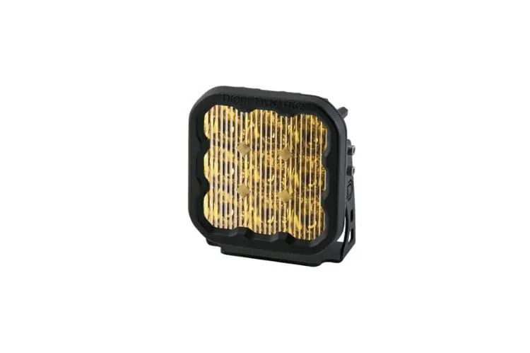 Diode Dynamics Ss5 Pro Dd6783s Yellow 5" Driving Led Pod (Single) 1