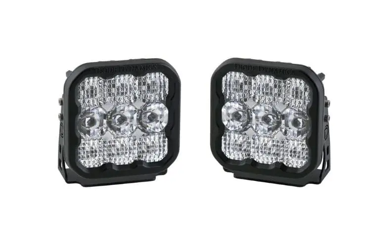Diode Dynamics Truck Light Pods Ss5 Pro Dd6775p White 5" Combo Led Lights (Pair) 1
