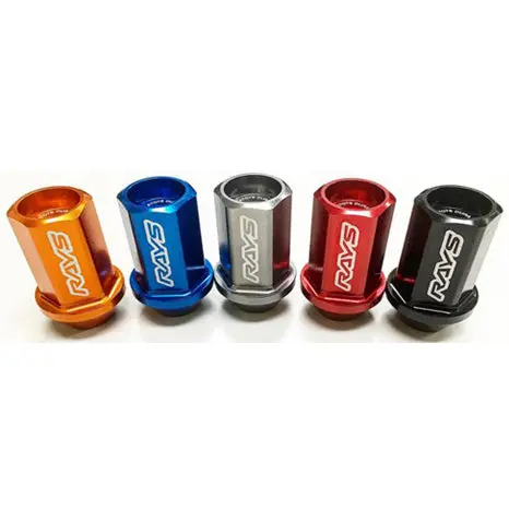 Rays L42 Dura-Nuts Straight Type Lug And Wheel Lock Set 2