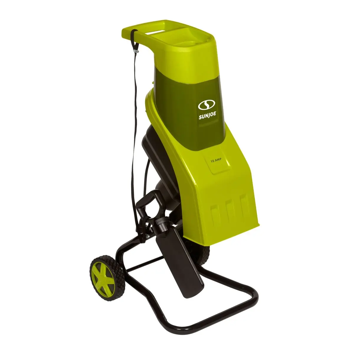 Sun Joe Cj602e Electric Wood Chipper | 17:1 Reduction | 15-Amp | 1.57-Inch Max Cutting Diameter 1