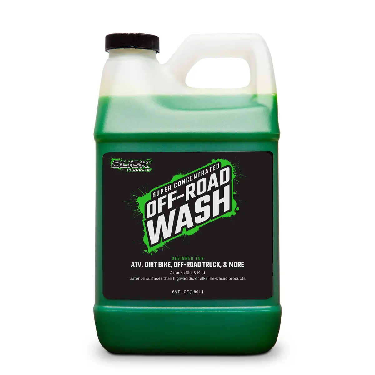 Slick Products Sp2005 Off-Road Extra Thick Foaming Cleaning Solution | Dirt Bike, Utv, Truck, Off-Road | Works With Foam Cannon, Foam Gun, Sprayers, Buckets | Citrus Scent | 64 Fl Oz 1