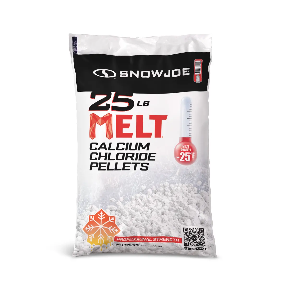 Snow Joe Melt25ccp Calcium Chloride Pellets Professional Strength Ice Melter | 25-Lbs. 1