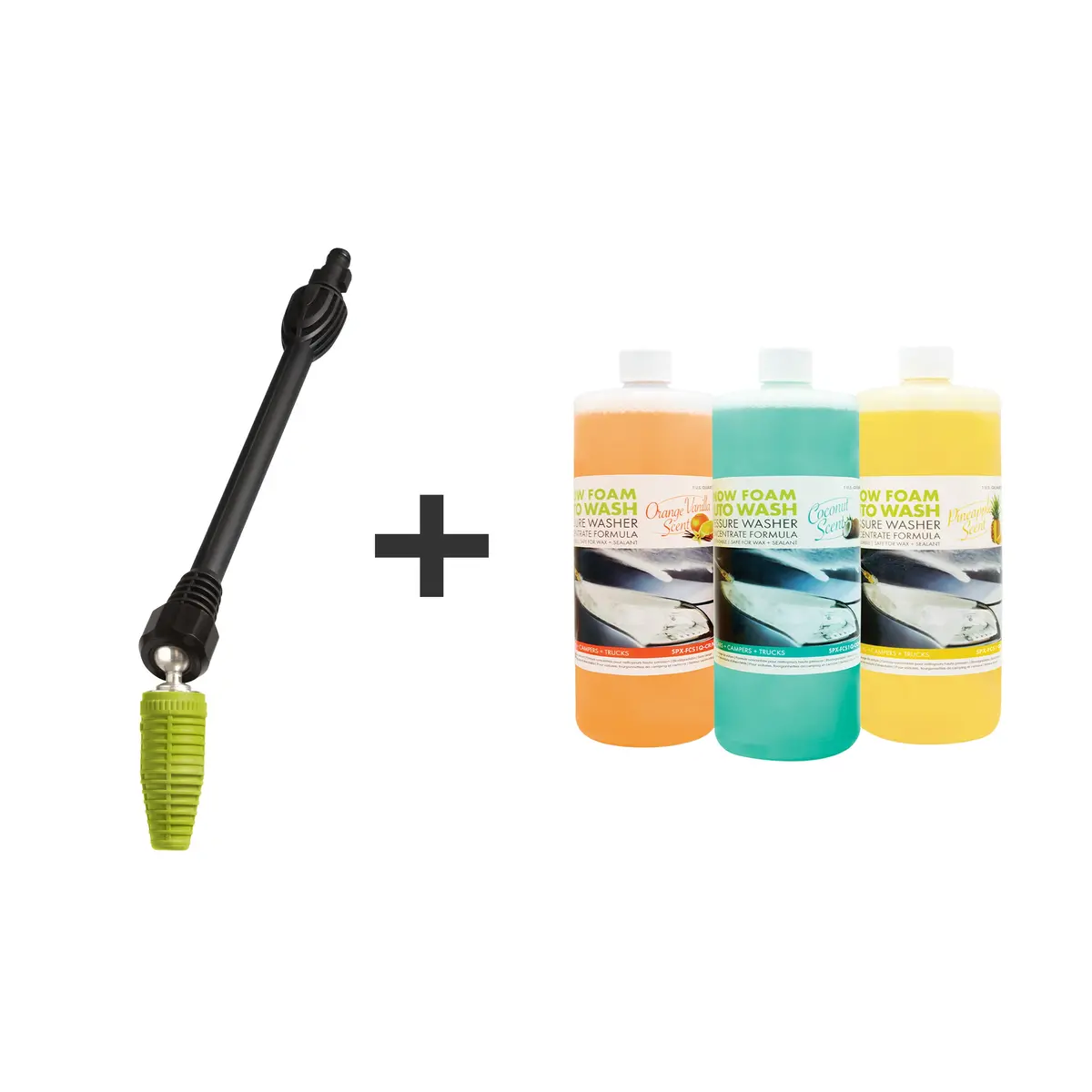 Sun Joe Spx-Autok2 Auto Kit | Includes Multi Angle Wand And Auto Foam Assortment 1