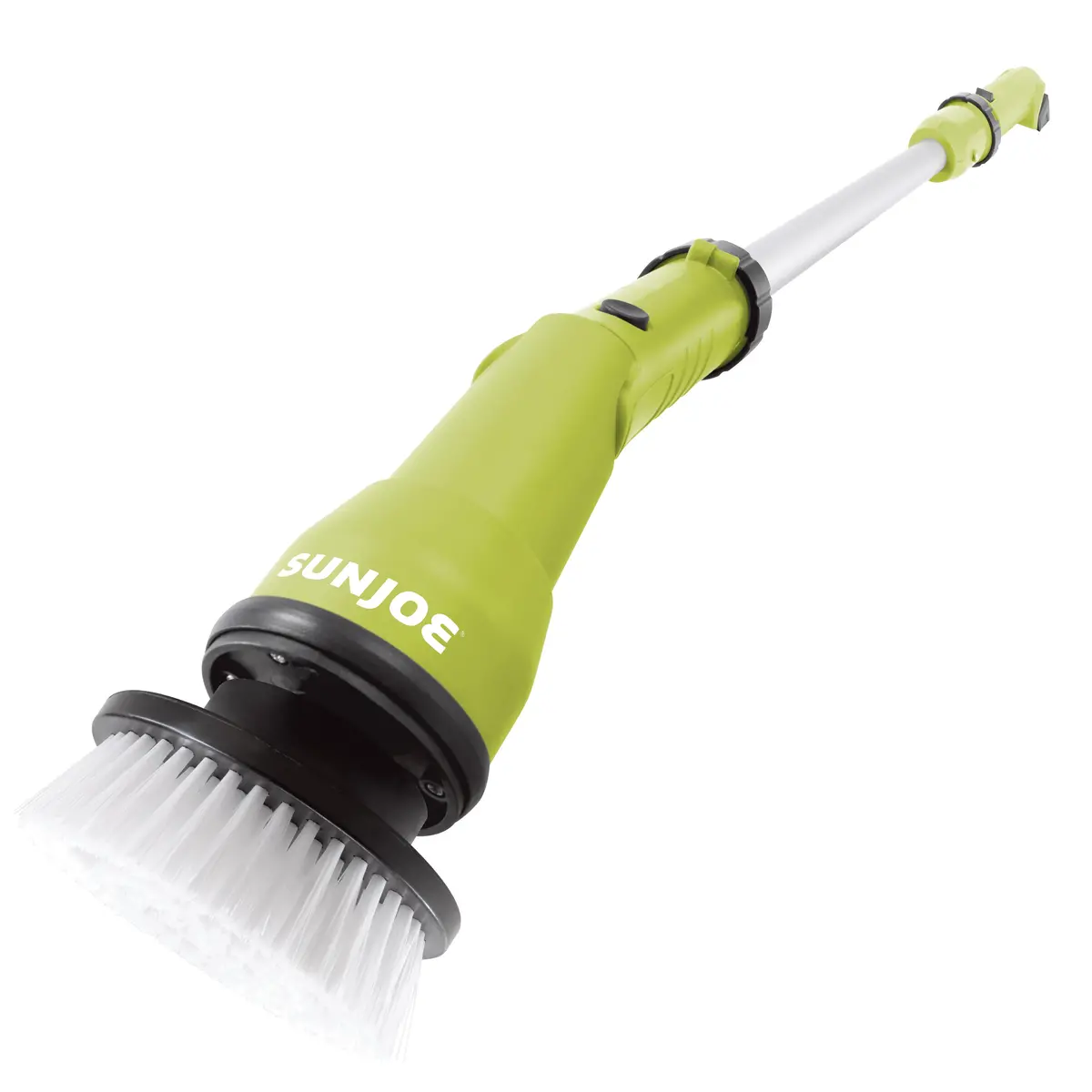 Sun Joe 24V-Pwscrb-Ct 24V Ion+ Cordless Heavy-Duty Indoor/Outdoor Power Scrubber | W/ 4 Cleaning Attachments | Multi-Purpose 1000-Opm Oscillating Scrubber Head | For Grout, Tile, Bathtubs, Tire Rims And More | Tool Only 1