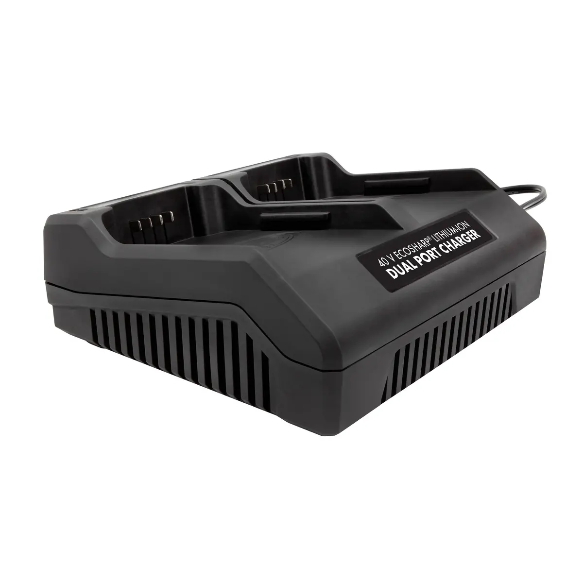 Snow Joe + Sun Joe Certified Authentic Ichrg40-Dpc Ionmax Lithium-Ion Battery Dual Port Charger | 40 Volt 1