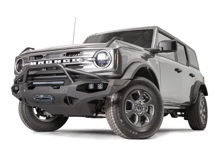 Fab Fours Fb21-X5252-1 Ford Bronco 2021-2025 Matrix Front Bumper Winch Ready Pre-Runner Guard 1