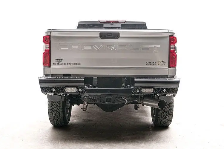 Fab Fours Black Steel Ch20-T4950-1 Chevy Silverado 2500Hd/3500Hd 2020-2025 Rear Bumper 1