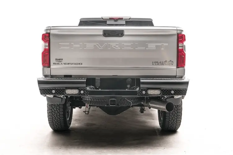 Fab Fours Ch20-T4950-1 Gmc Sierra 2500/3500 2020-2025 Black Steel Rear Bumper 1