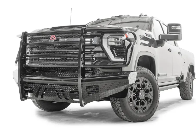 Fab Fours Ch24-S6160-1 Chevy Silverado 2500/3500 2024-2025 Black Steel Front Bumper Full Guard 1