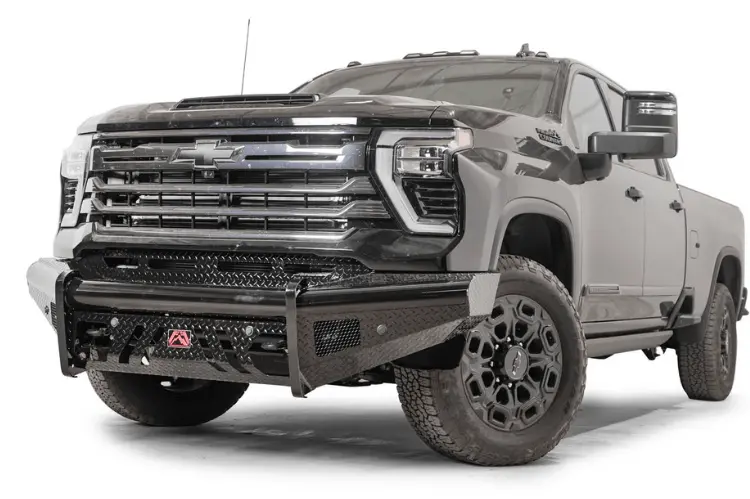 Fab Fours Ch24-S6161-1 Chevy Silverado 2500/3500 2024-2025 Black Steel Front Bumper No Guard 1