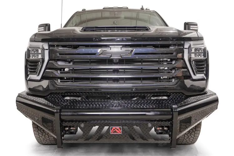 Fab Fours Ch24-S6161-1 Chevy Silverado 2500/3500 2024-2025 Black Steel Front Bumper No Guard 2