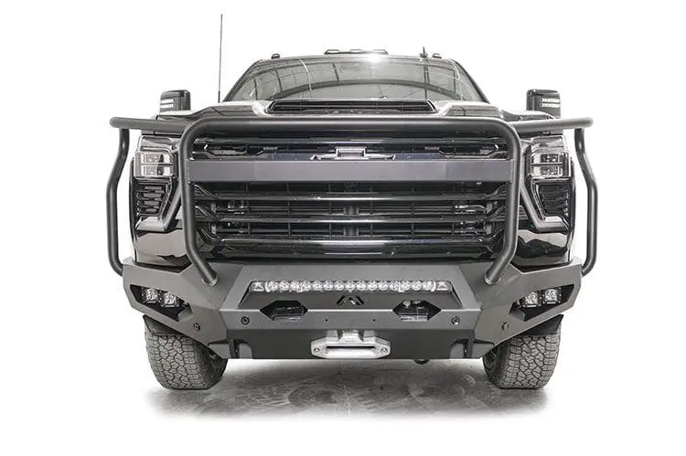 Fab Fours Ch24-X6150-1 Chevy Silverado 2500Hd/3500Hd 2024-2025 Matrix Front Bumper Winch Ready Full Guard 1