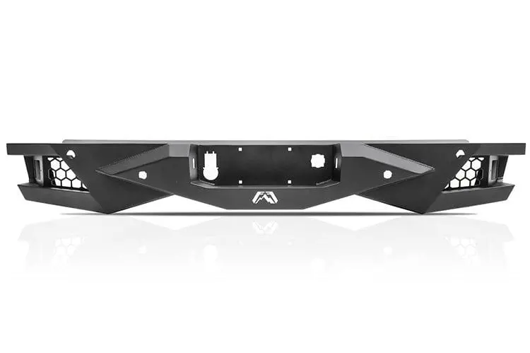 Fab Fours Cs19-E4052-1 Gmc Sierra 1500 2019-2025 Vengeance Rear Bumper With Blind Spot Monitor 1