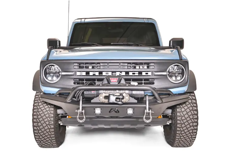 Fab Fours Fb21-B5252-1 Ford Bronco 2021-2024 Stubby Front Bumper Pre-Runner Guard 1