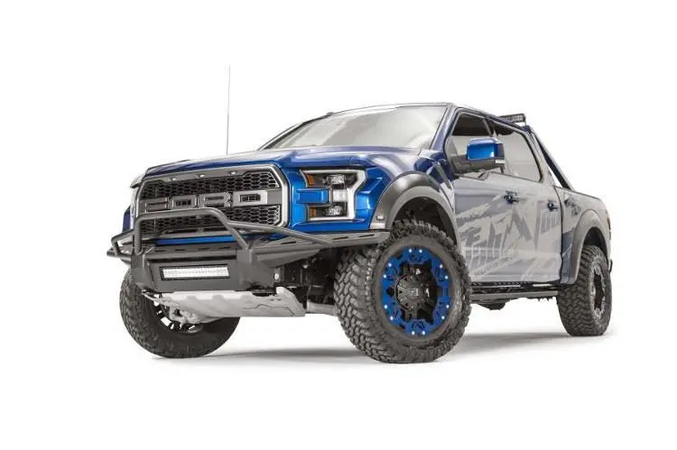 Fab Fours Ff17-D4372-1 Ford F150 Raptor 2017-2020 Aero Front Bumper With Pre-Runner Guard 1