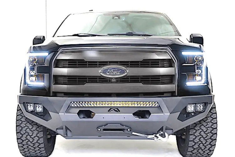 Fab Fours Ff15-X3251-1 Ford F150 2015-2017 Matrix Front Bumper Winch Ready No Guard 1