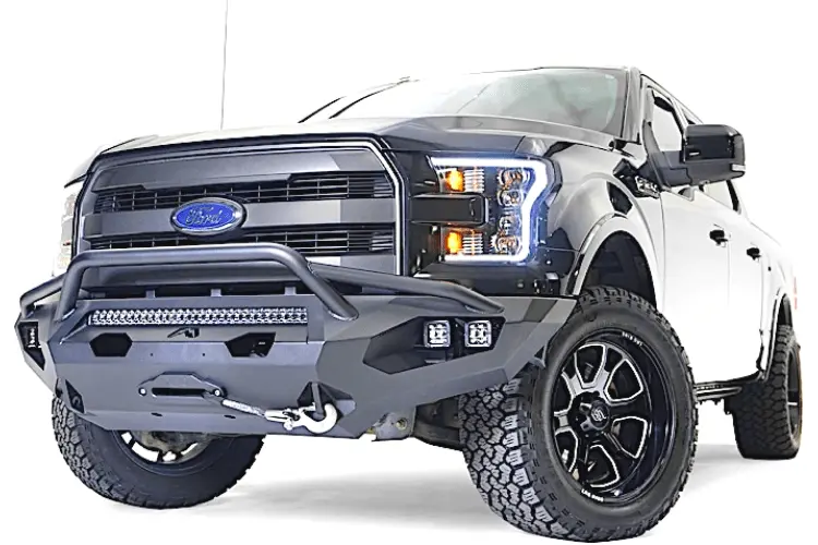 Fab Fours Ff15-X3252-1 Ford F150 2015-2017 Matrix Front Bumper Winch Ready Pre-Runner Guard 1