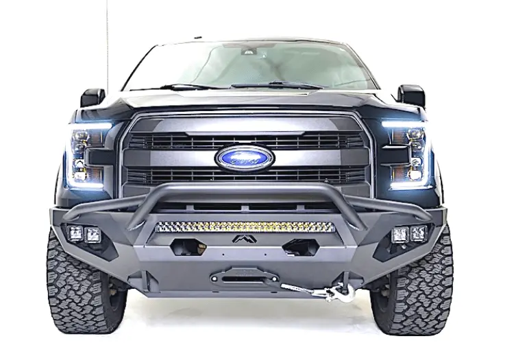 Fab Fours Ff15-X3252-1 Ford F150 2015-2017 Matrix Front Bumper Winch Ready Pre-Runner Guard 2